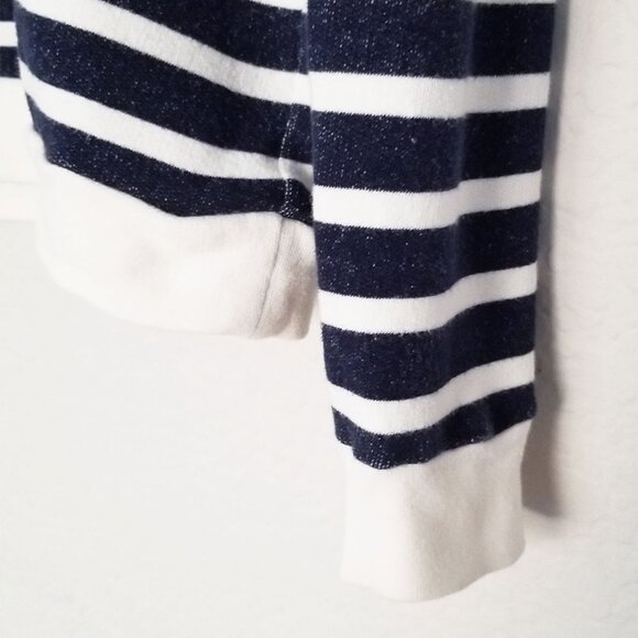 Comptoir Des Cotonniers  Striped Crewneck Pullover Jumper Sweatshirt XS Cotton - Picture 12 of 14